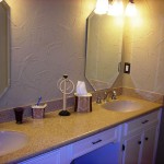 Master Bathroom has updated mirrors & faucets