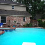 8' Pool with diving board